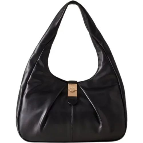 Medium Nappa Hobo Bag - Cortina Collection , female, Sizes: ONE SIZE - Borbonese - Modalova