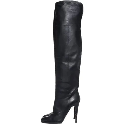 Pre-owned Leather boots , female, Sizes: 6 1/2 UK - Jimmy Choo Pre-owned - Modalova