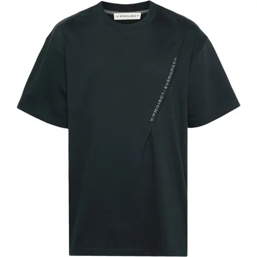 Pleat-Detail Cotton T-Shirt , male, Sizes: L - Y/Project - Modalova