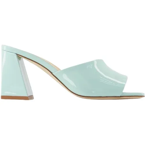 Sandi Sandals - Acqua - Patent Leather , female, Sizes: 4 UK, 5 UK - aeyde - Modalova