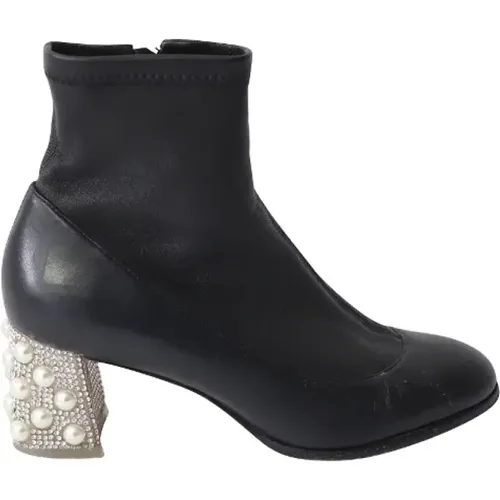 Pre-owned Leather boots , female, Sizes: 2 UK - Sophia Webster Pre-owned - Modalova