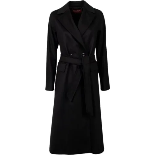 Long Belted Coat , female, Sizes: XL - Max Mara Studio - Modalova