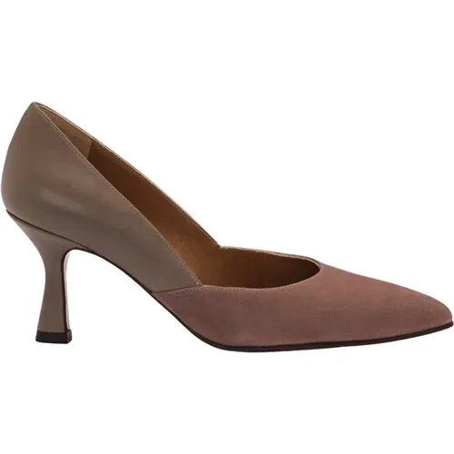 Schwarze Lammleder Carla Pumps Salon , Damen, Größe: 37 EU - Lottusse - Modalova