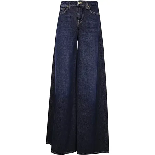 Denim Wide Leg Jeans , Damen, Größe: W29 - Roy Roger's - Modalova