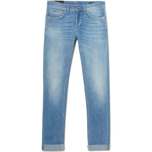 Schmal geschnittene Jeans für Herren , Herren, Größe: W34 - Dondup - Modalova