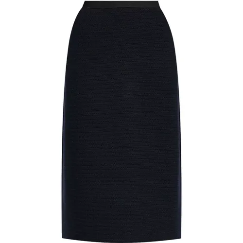 Navy Midi Skirt , female, Sizes: M, XS, S - Fabiana Filippi - Modalova