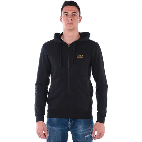 Sweatshirt Hoodie , male, Sizes: S, L, XS, M, XL - Emporio Armani EA7 - Modalova