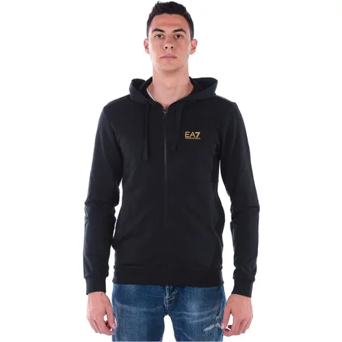 Sweatshirt Hoodie , male, Sizes: S, L, XS, XL - Emporio Armani EA7 - Modalova