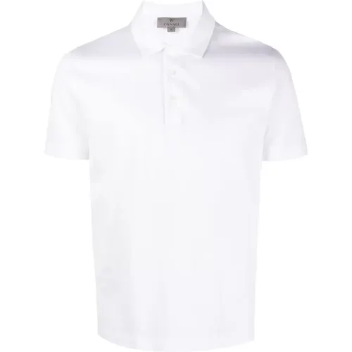 Short Sleeve Polo Shirt , male, Sizes: 3XL - Canali - Modalova