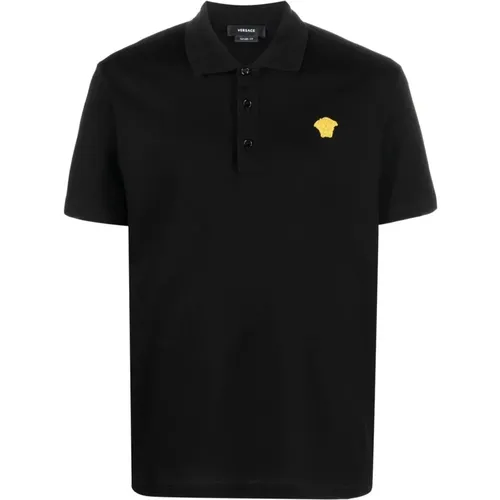 Men Clothing T-Shirts Polo Shirt Noos , male, Sizes: M - Versace - Modalova