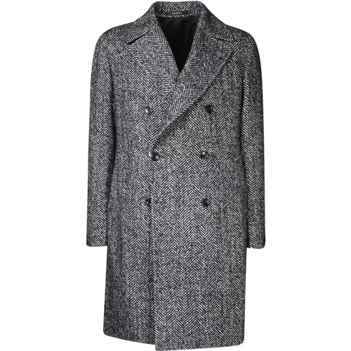 Double-Breasted Winter Coat , male, Sizes: L, M, S - Tagliatore - Modalova