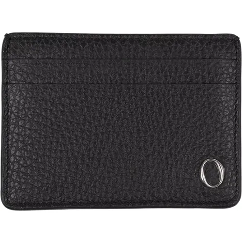 Leather Card Holder , male, Sizes: ONE SIZE - Orciani - Modalova