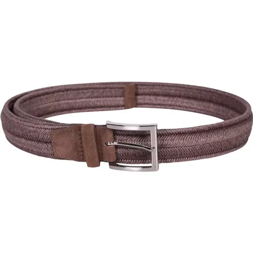 Rope belt by , male, Sizes: 110 CM, 115 CM - Orciani - Modalova