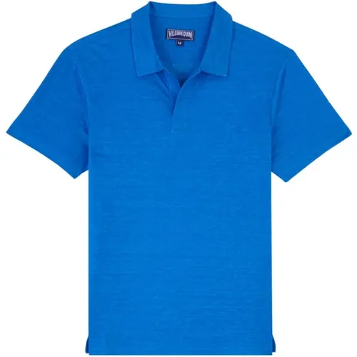 Herren Leinen Jersey Poloshirt - Vilebrequin - Modalova