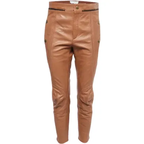 Pre-owned Leather bottoms , female, Sizes: M - Chloé Pre-owned - Modalova
