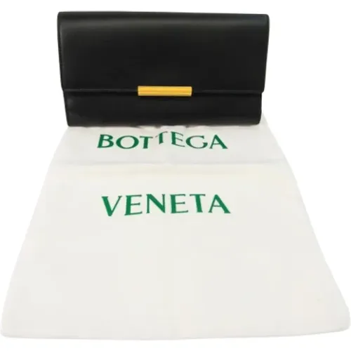 Gebrauchte Schwarze Leder Bottega Veneta Geldbörse - Bottega Veneta Vintage - Modalova