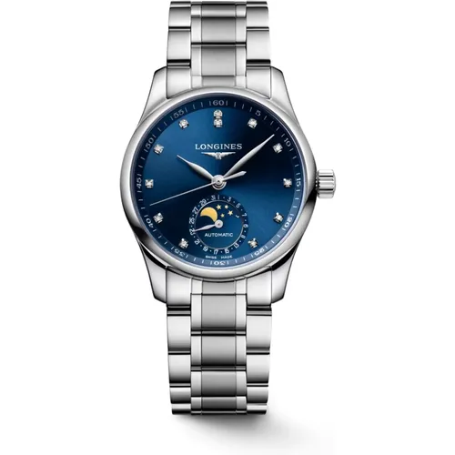 Master Collection Automatik Blaues Zifferblatt Stahl Uhr - Longines - Modalova