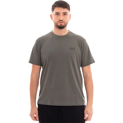 Herren Casual T-Shirt , Herren, Größe: XL - Emporio Armani EA7 - Modalova