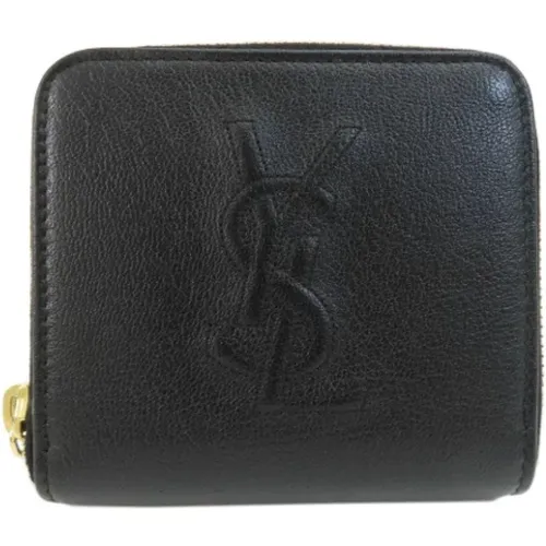 Pre-owned Leather wallets , female, Sizes: ONE SIZE - Yves Saint Laurent Vintage - Modalova