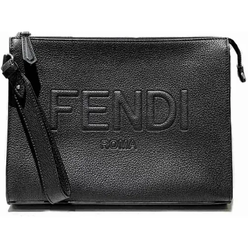 Pre-owned Leather handbags , female, Sizes: ONE SIZE - Fendi Vintage - Modalova