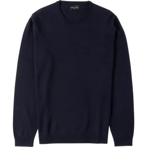 ML Crew Neck Sweater , Herren, Größe: XL - Roberto Collina - Modalova