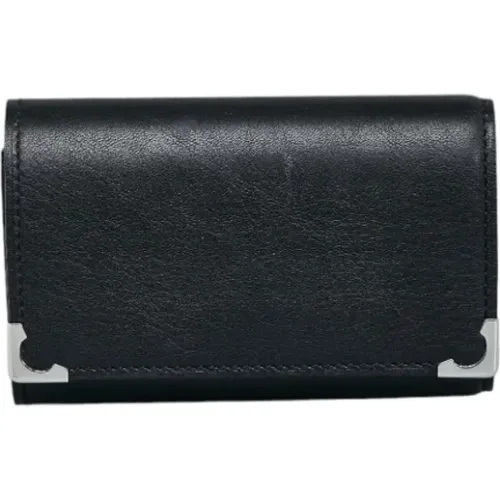 Pre-owned Leather key-holders , male, Sizes: ONE SIZE - Cartier Vintage - Modalova