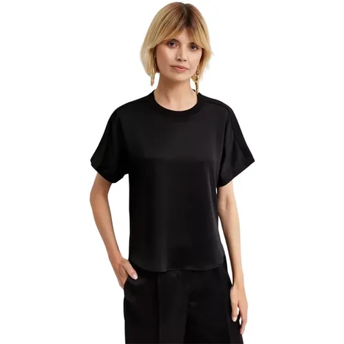 Schwarzes Addy Damen T-Shirt , Damen, Größe: L - Simkhai - Modalova