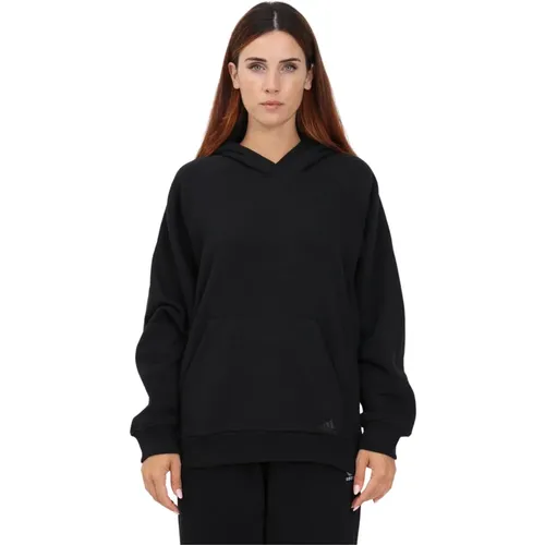 Schwarze Performance Sweater , Damen, Größe: L - Adidas - Modalova