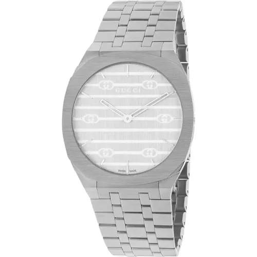 Stainless Steel Multi-Layered Watch , female, Sizes: ONE SIZE - Gucci - Modalova