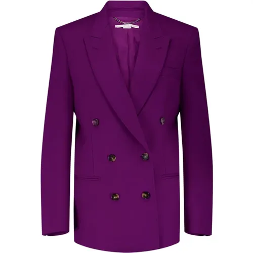 Oversized Double-Breasted Jacket , female, Sizes: 2XS, XS - Stella Mccartney - Modalova