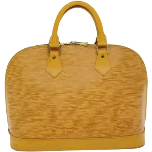 Pre-owned Leather Alma Bag , female, Sizes: ONE SIZE - Louis Vuitton Vintage - Modalova