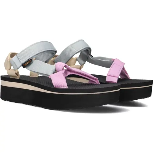 Platform Sandals W Flatform Universal , female, Sizes: 3 UK, 6 UK, 8 UK, 7 UK, 5 UK - Teva - Modalova