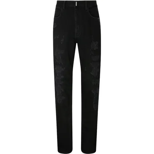 Cotton Ripped Jeans , male, Sizes: W31, W30, W32 - Givenchy - Modalova
