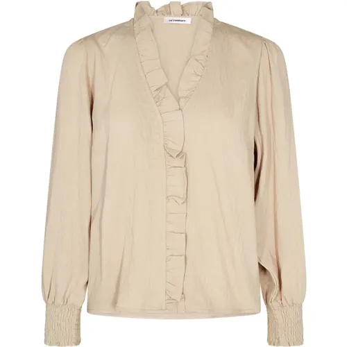 Feminine Frill Shirt Bluse - Co'Couture - Modalova