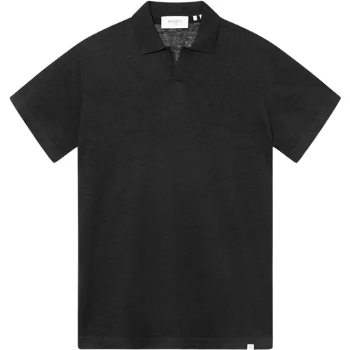 Linen Cotton Polo Knit Shirt , male, Sizes: M, L, XL - Les Deux - Modalova