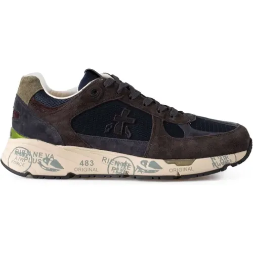 Blue Brown Sneakers , male, Sizes: 12 UK, 9 UK, 10 UK, 7 UK, 6 UK - Premiata - Modalova