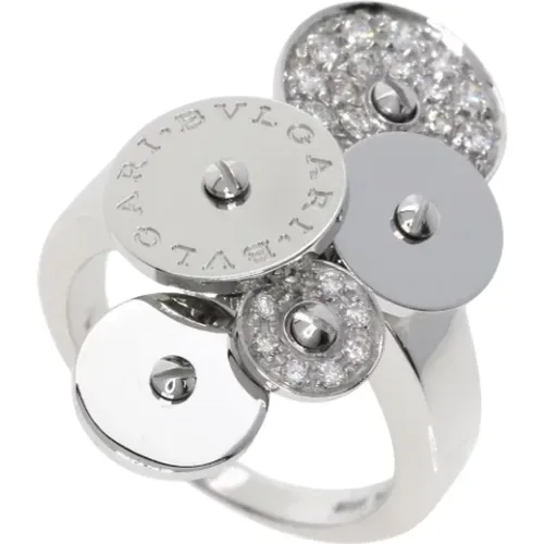 Pre-owned Silver rings , female, Sizes: ONE SIZE - Bvlgari Vintage - Modalova