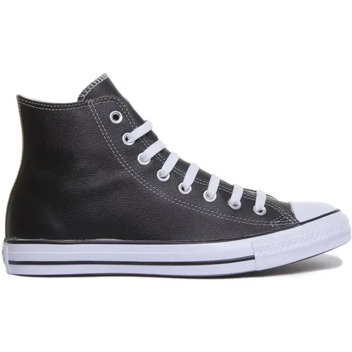 Leather Hi Top Sneaker , female, Sizes: 6 1/2 UK, 4 UK - Converse - Modalova