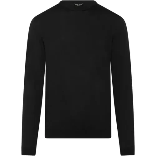 Merino Wool Pullover for Men , male, Sizes: 3XL, M, 2XL, L - Roberto Collina - Modalova