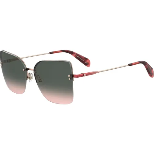 Red Gold/Grey Shaded Sunglasses Ariella , female, Sizes: 58 MM - Kate Spade - Modalova