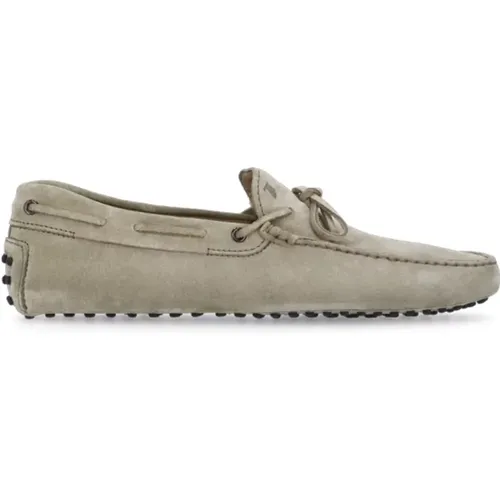 Tods Flat shoes Grey , male, Sizes: 8 UK, 8 1/2 UK, 7 UK, 9 UK, 7 1/2 UK - TOD'S - Modalova