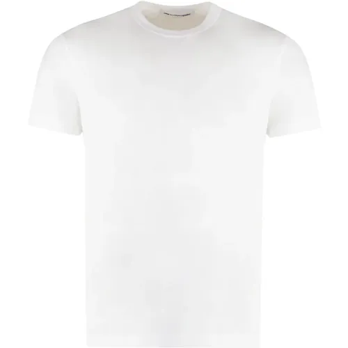 Cotton crew-neck T-shirt , male, Sizes: S, M, XL, L - Comme des Garçons - Modalova