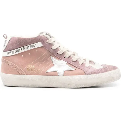 Color-Block Sneakers with Star Patch , female, Sizes: 3 UK, 4 UK, 7 UK - Golden Goose - Modalova