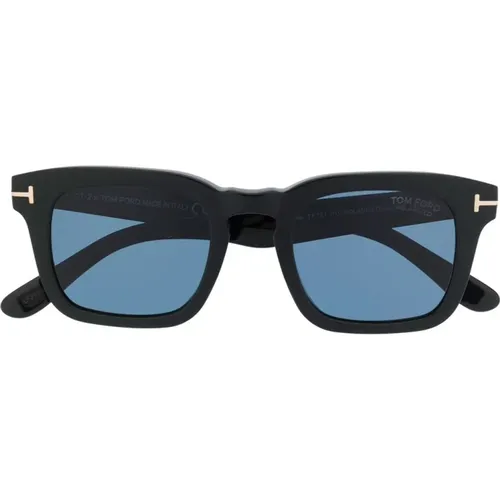 Schwarze Sonnenbrille, unverzichtbar für den Alltag , Herren, Größe: 50 MM - Tom Ford - Modalova