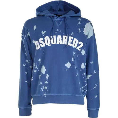Oversized Sweater in Clear mit distressed Details - Dsquared2 - Modalova