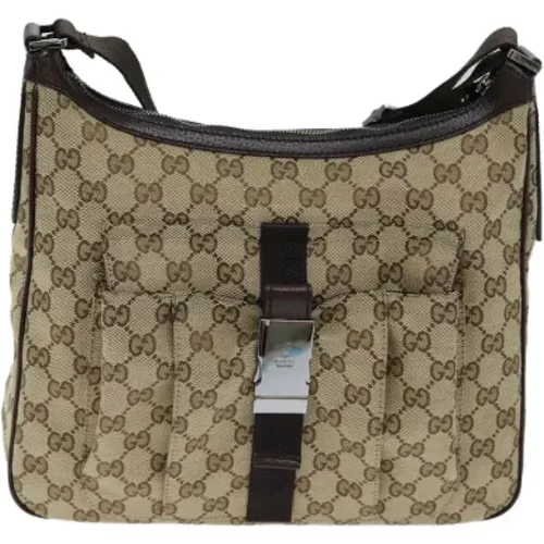 Pre-owned Canvas gucci-bags , female, Sizes: ONE SIZE - Gucci Vintage - Modalova