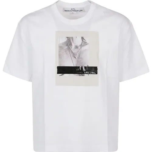 Black New Haven T-Shirt , male, Sizes: XL, L, S, M - A.p.c. - Modalova