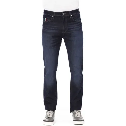 Trendige Regular Fit Logo Jeans , Herren, Größe: W36 - Baldinini - Modalova