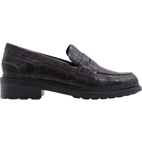 Armagnak Mocassin Shoes , female, Sizes: 3 UK, 5 UK, 6 UK, 7 UK - Geox - Modalova