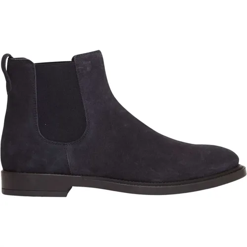 Suede Ankle Boots , male, Sizes: 8 1/2 UK, 11 UK - TOD'S - Modalova